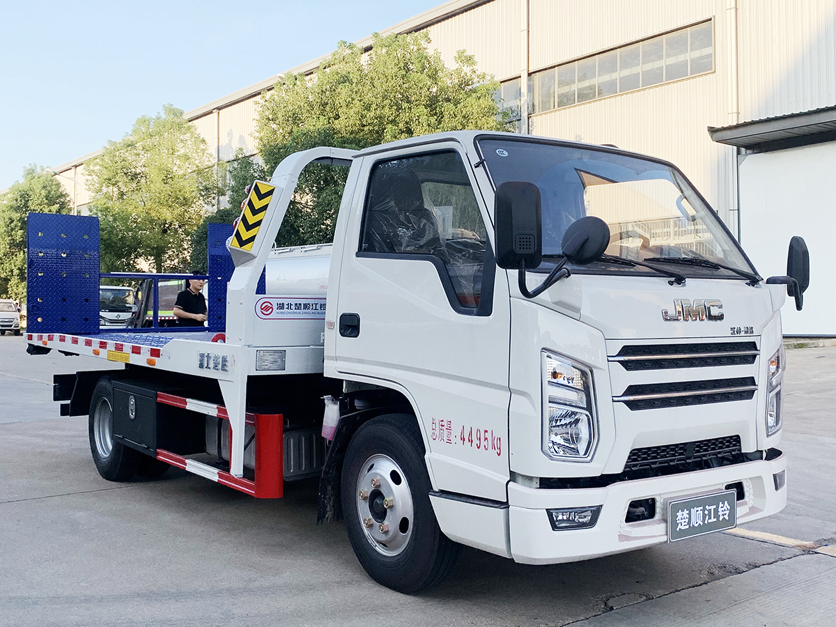 國六江鈴順達藍牌全落地清障車